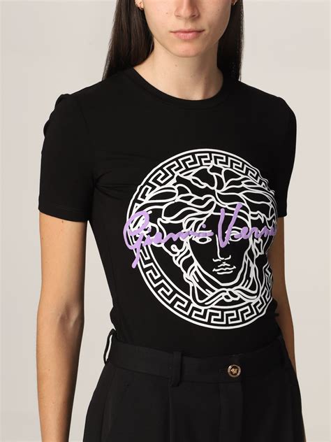 versace t-shirt for ladies|Versace t shirt women's sale.